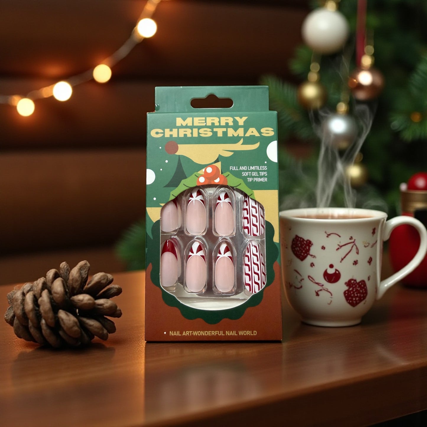 Medium Christmas Nails