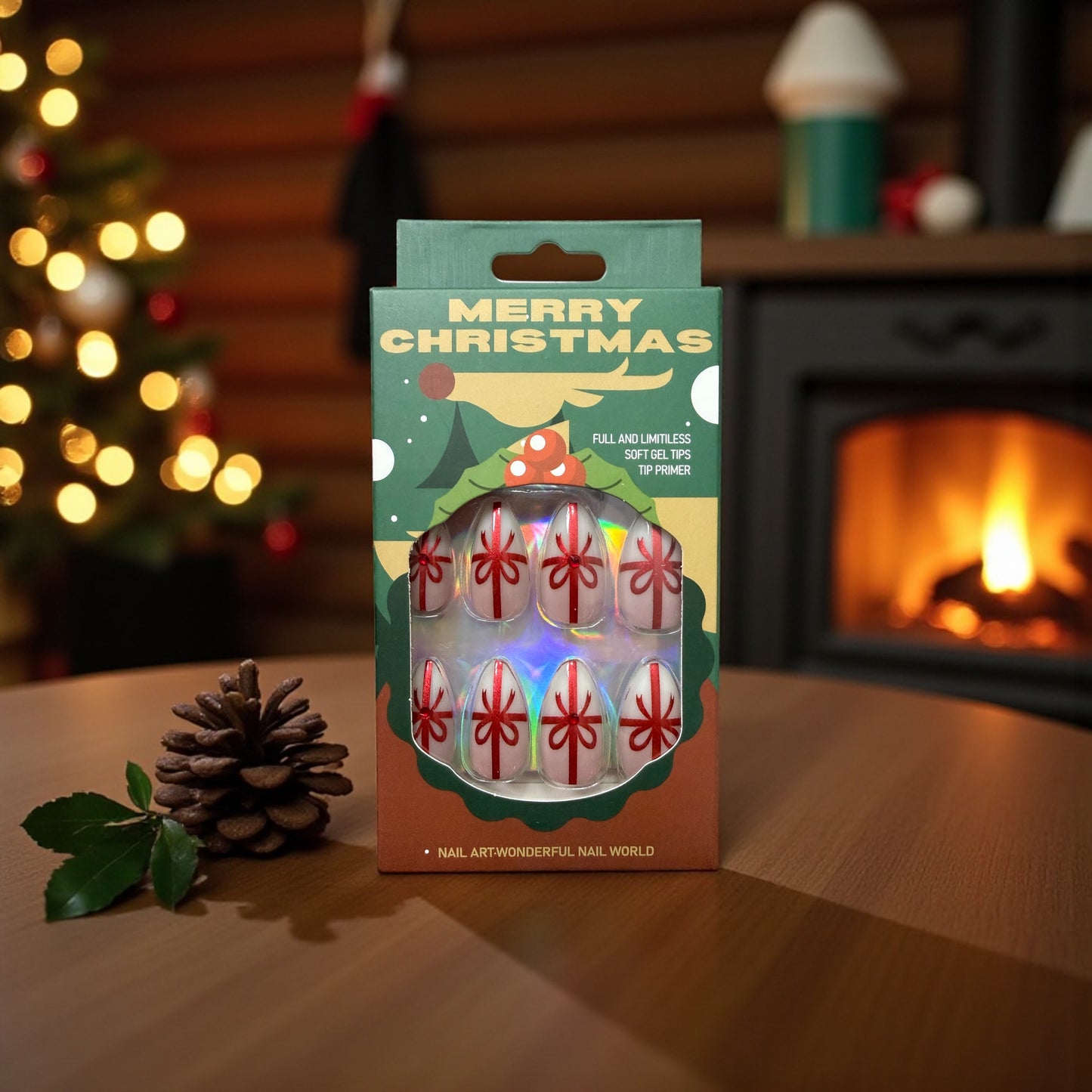 Medium Christmas Nails