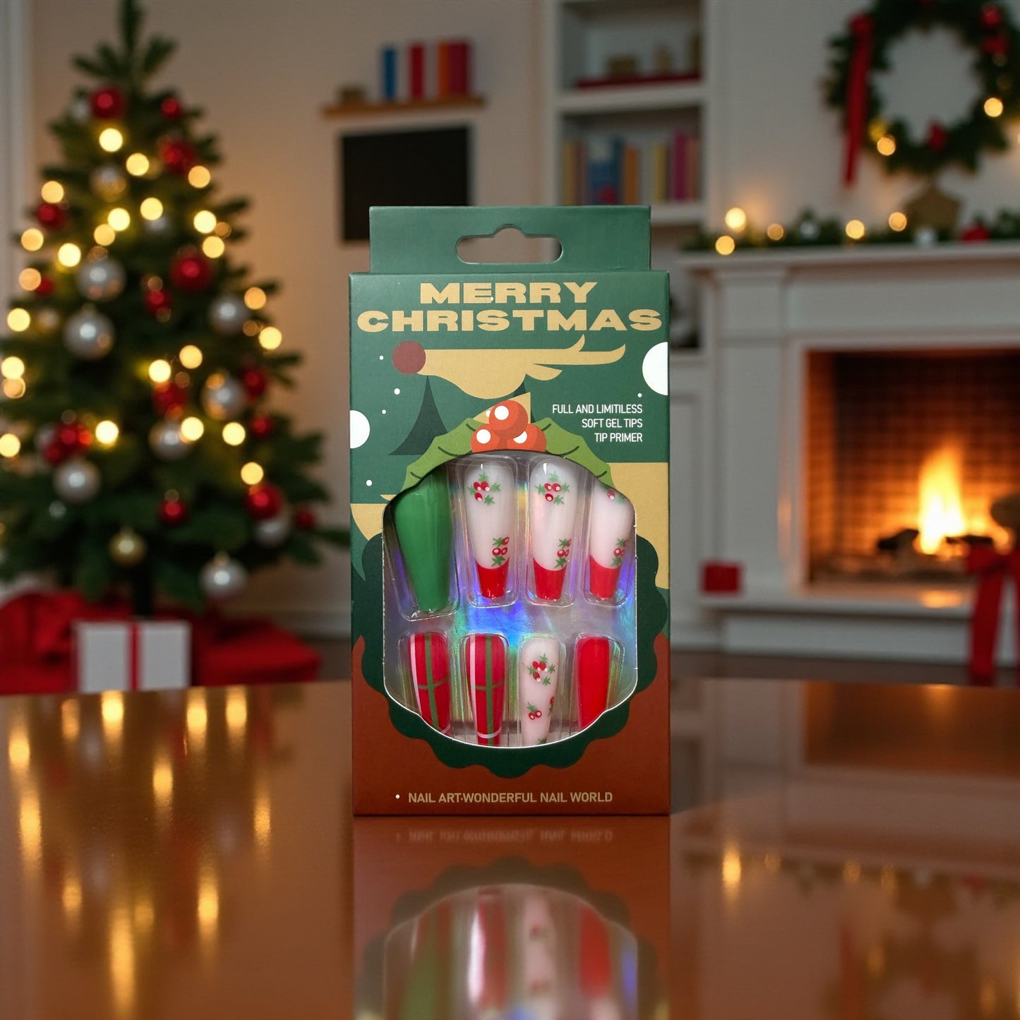 Long Christmas Nails