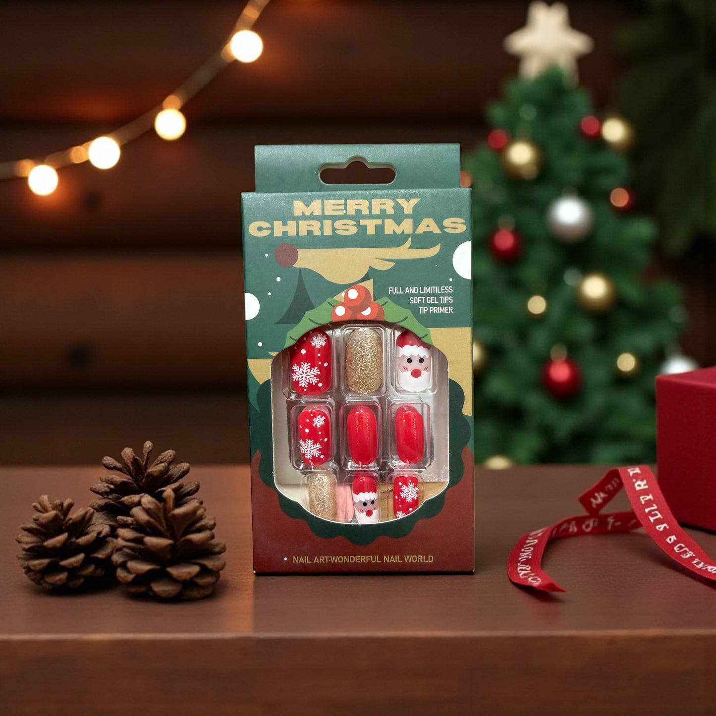 Medium Christmas Nails