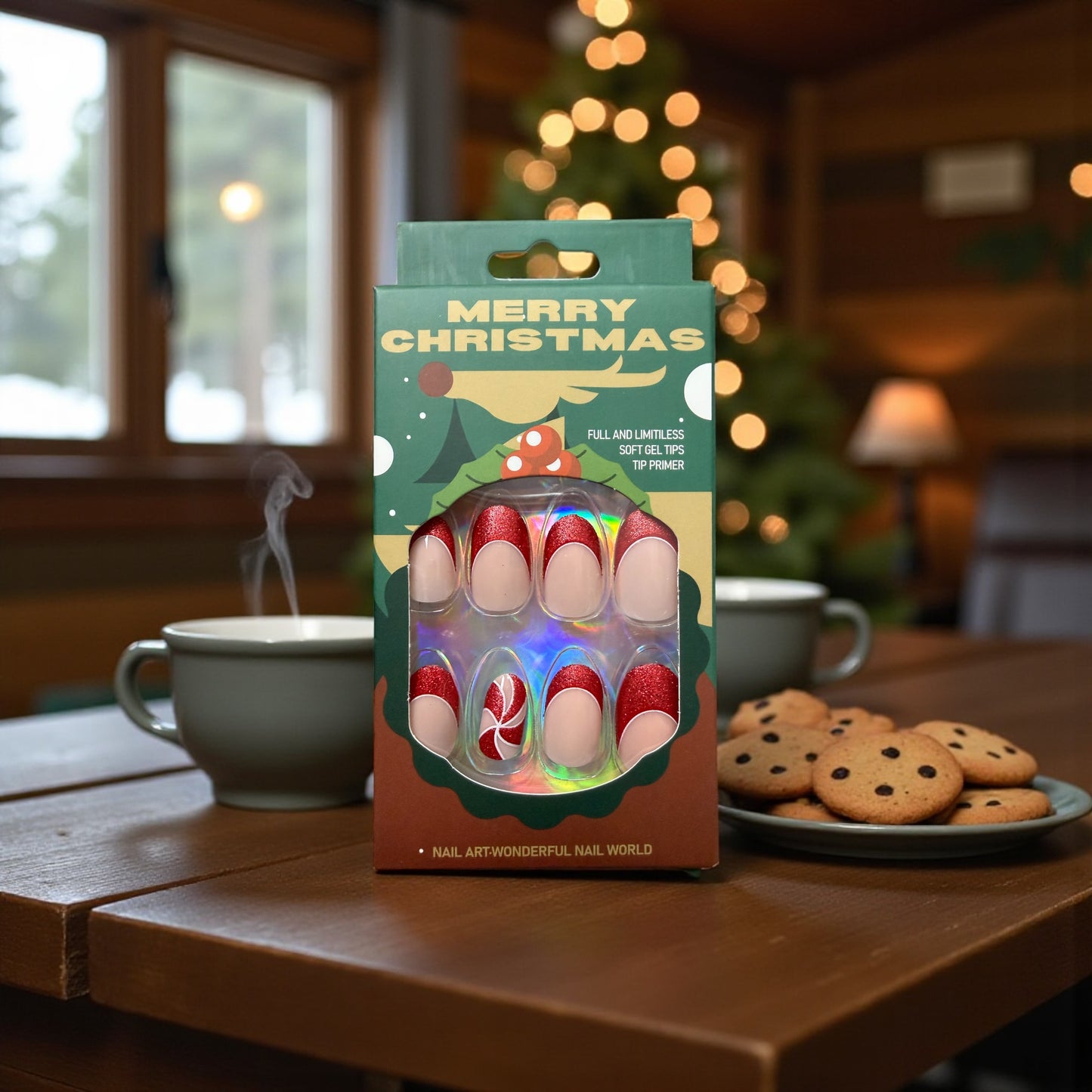 Medium Christmas Nails