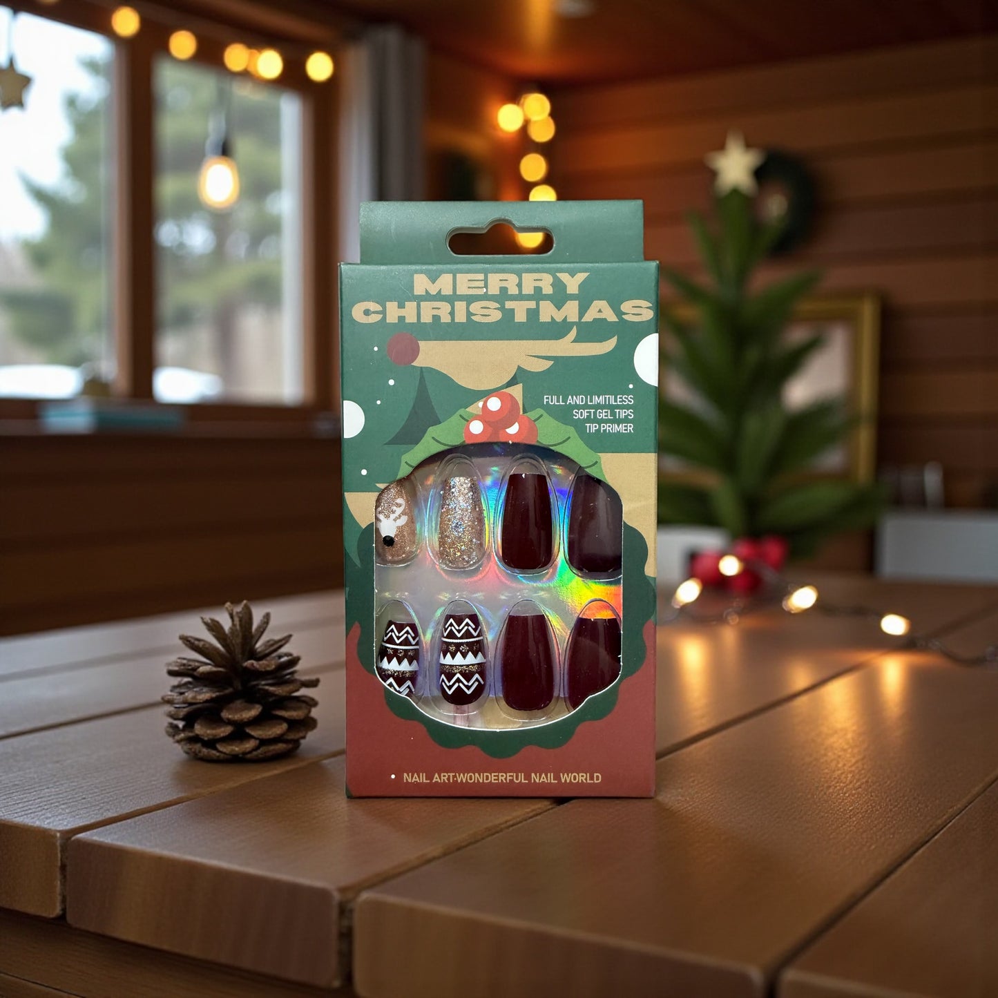 Medium Christmas Nails