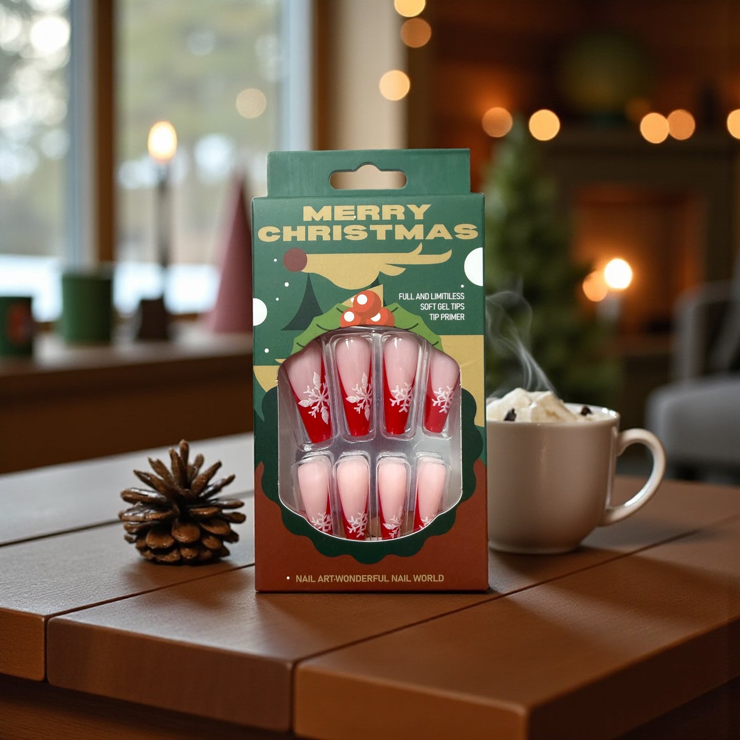 Long Christmas Nails