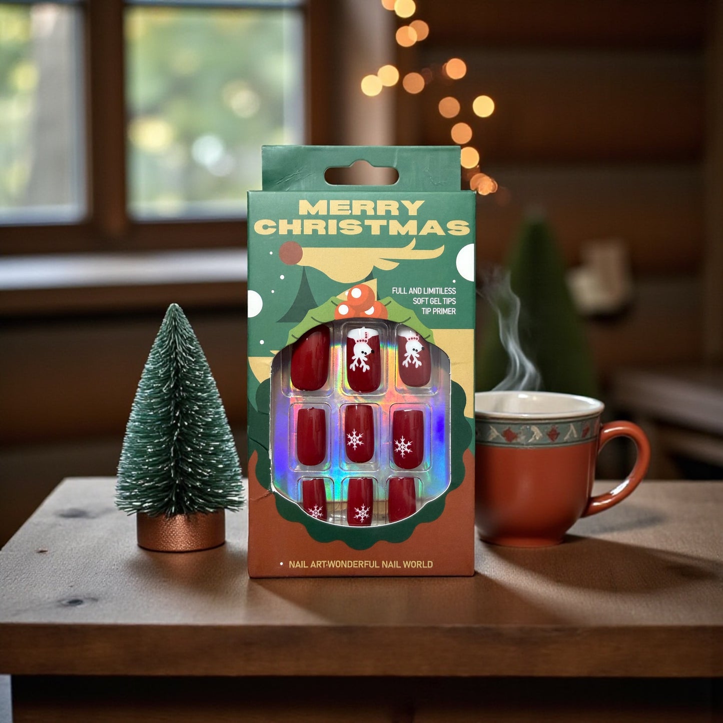 Medium Christmas Nails