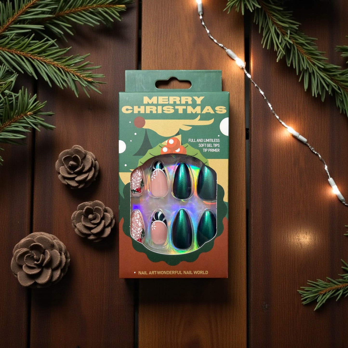 Medium Christmas Nails