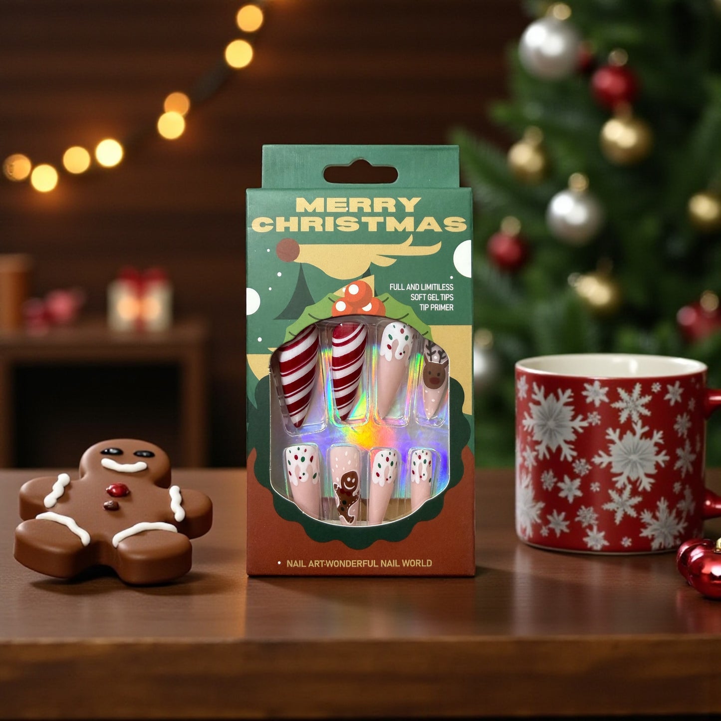 Long Christmas Nails