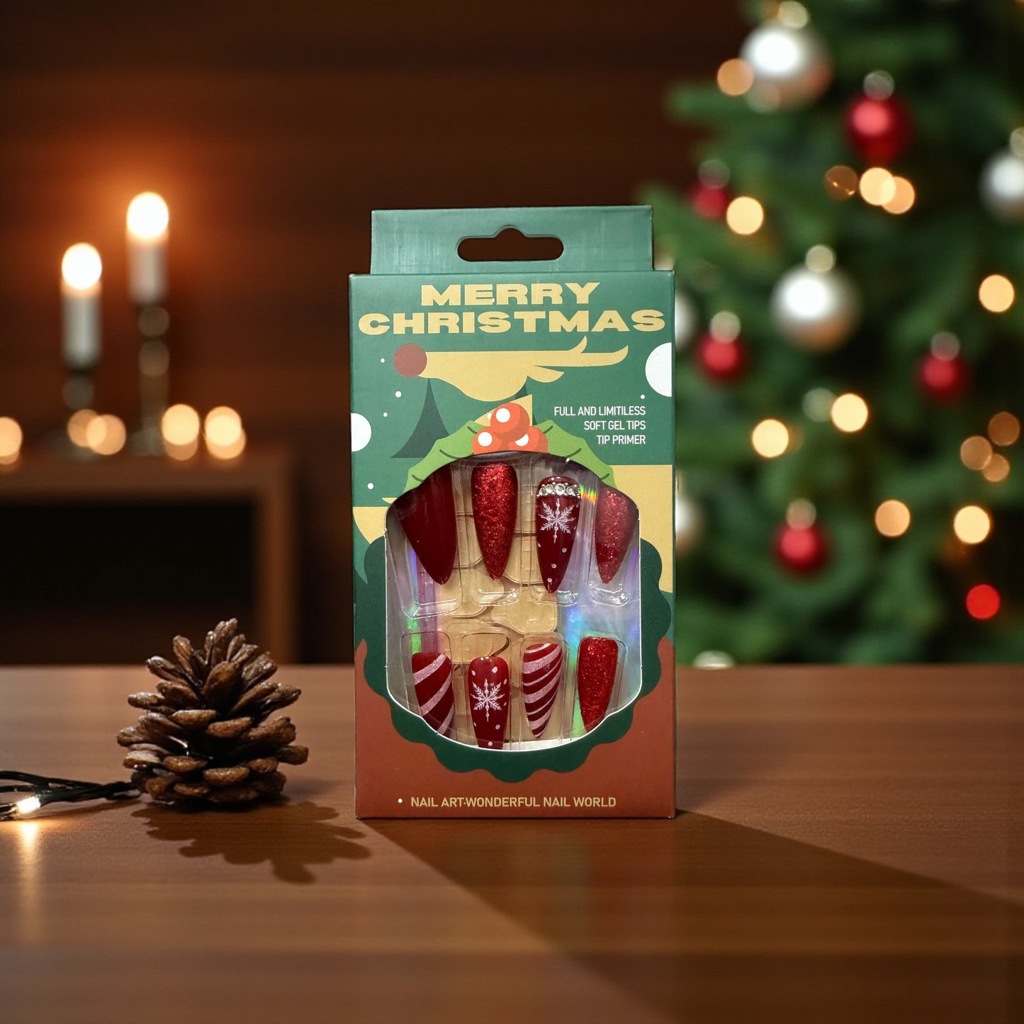 Long Christmas Nails