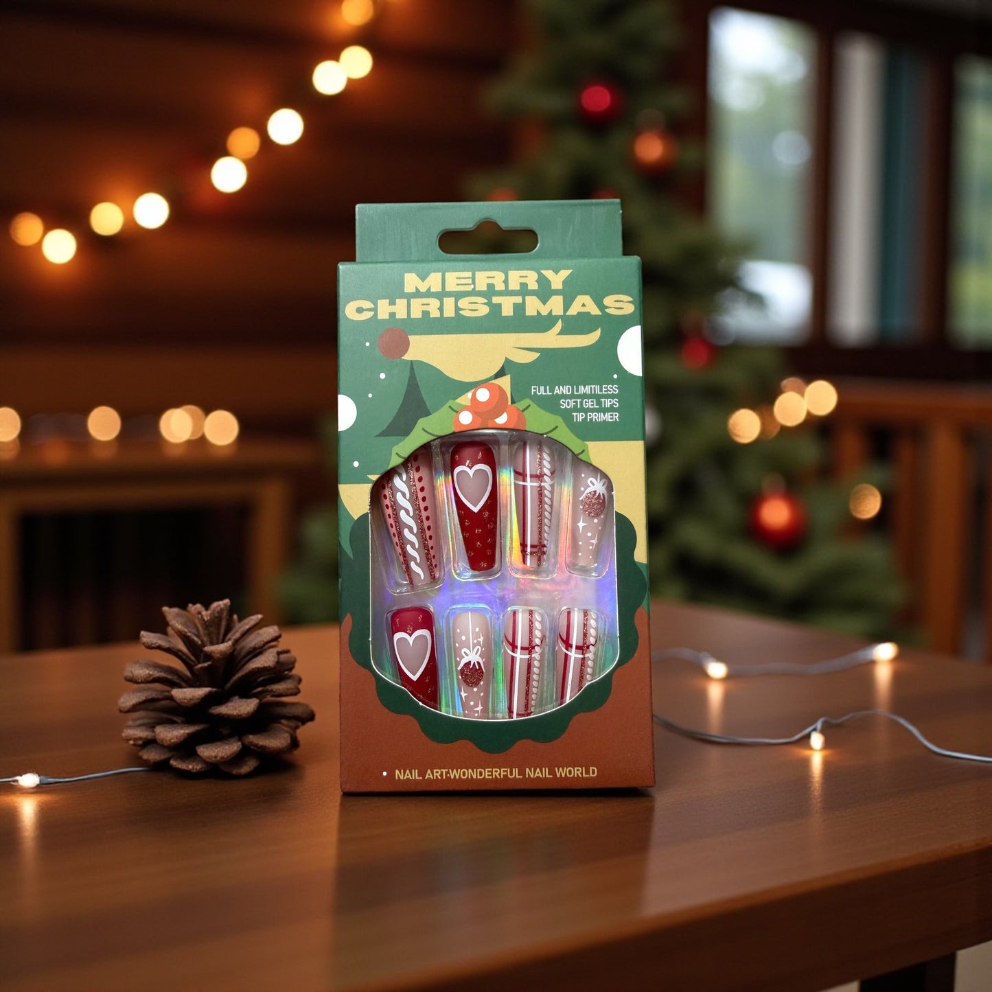 Long Christmas Nails