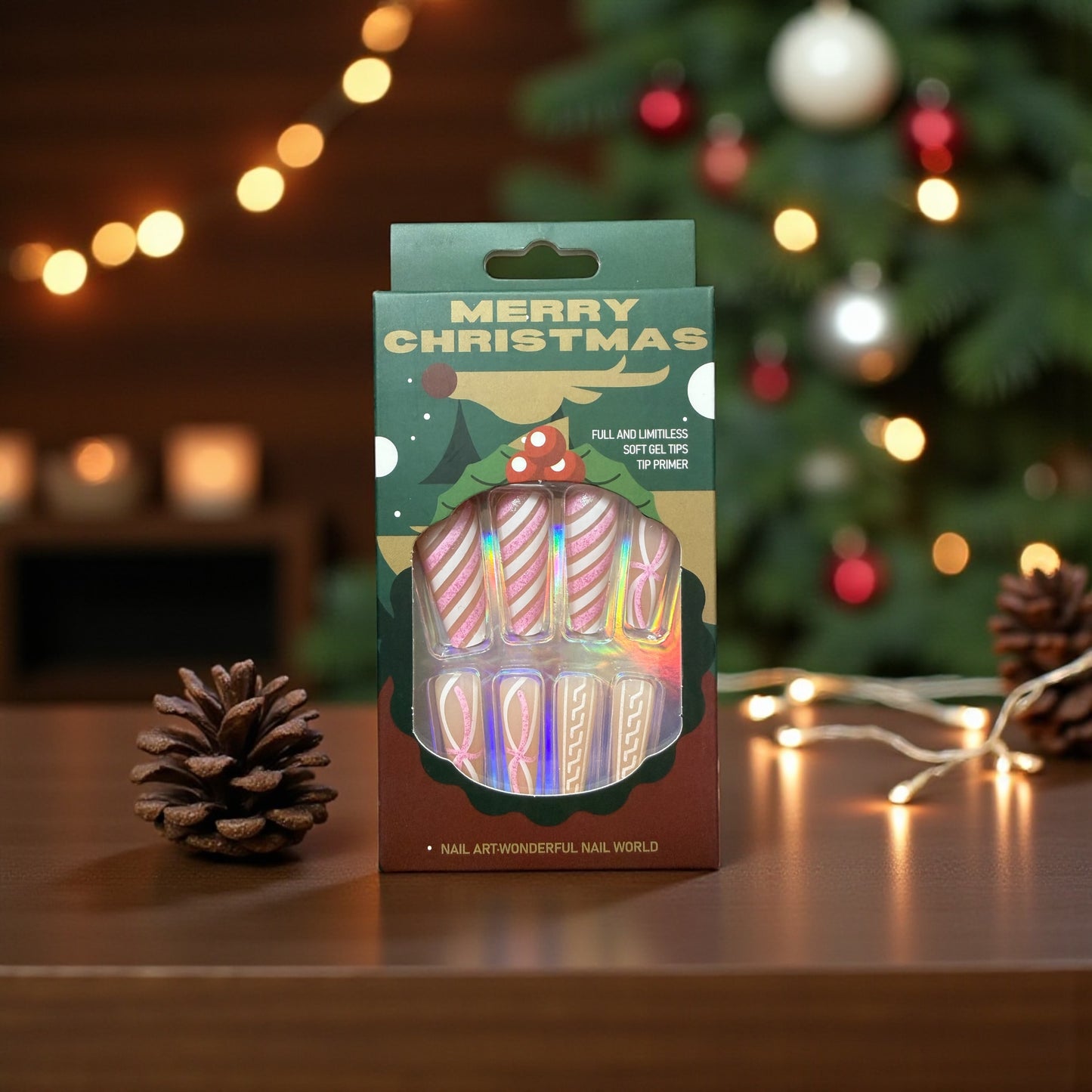 Long Christmas Nails