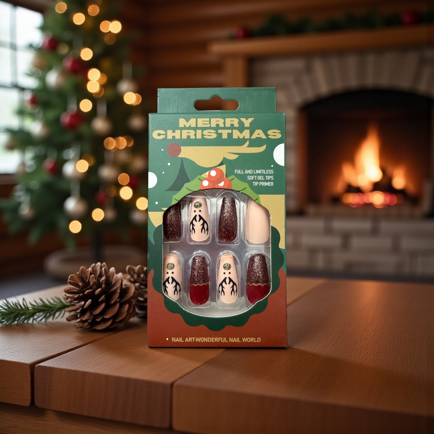 Long Christmas Nails